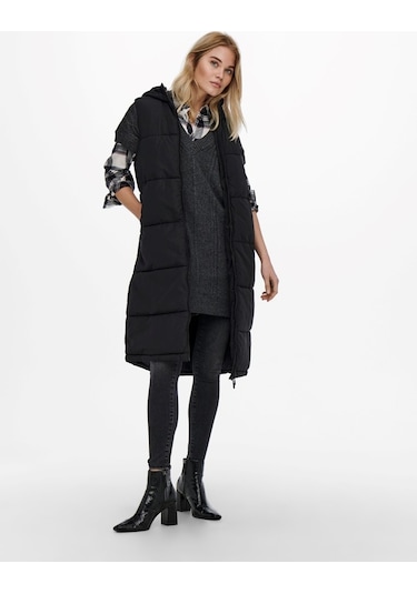 Only Siyah Kadın Yelek 15241995 001