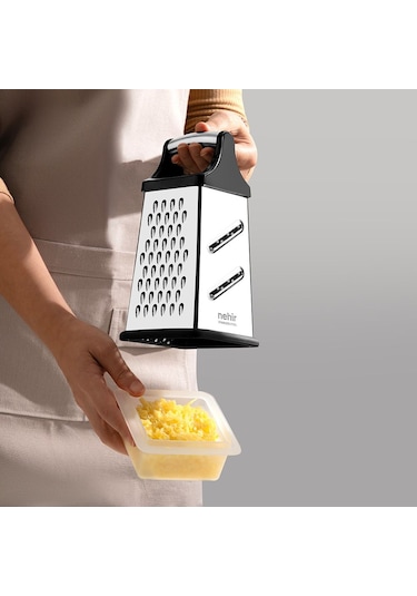 Nehir Paslanmaz Çelik Kare Hazneli Rende