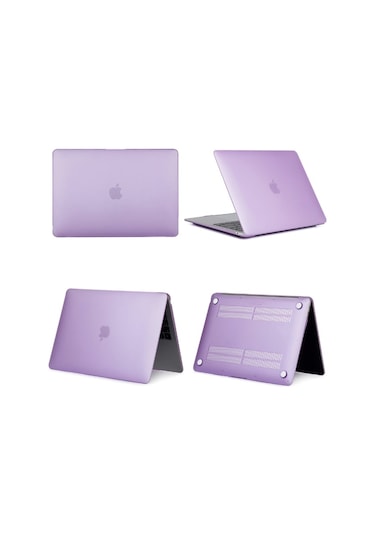 Apple Uyumlu MacBook Pro 2020 M1 A2338 13" Hardcase Koruyucu Kılıf Kapak Siyah