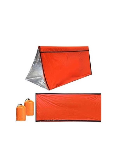 Pazly Portatif Turuncu Uyku Tulumu Seti, 2 Adet, Hafif Ve Kompakt, 2 Boyut Seçeneği Turuncu