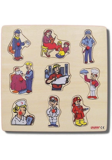 Meslekler Puzzle (30X30 Cm)