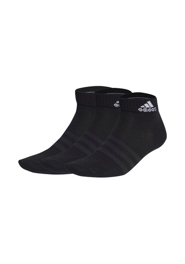 Adidas Thin And Light Bilek Boy Çorap - 3 Çift Siyah Çorap Ic1282 001