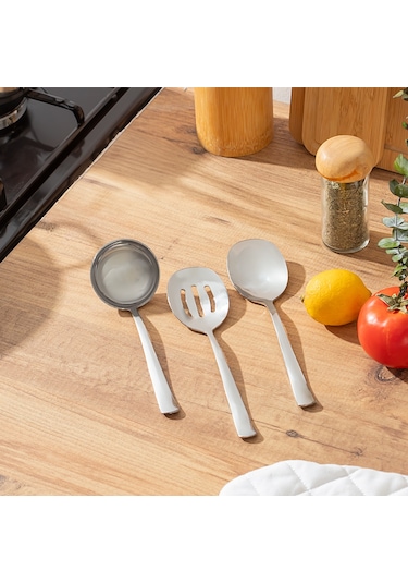 Porsima Sidney 3 Parça Paslanmaz Çelik Mini Servis Seti