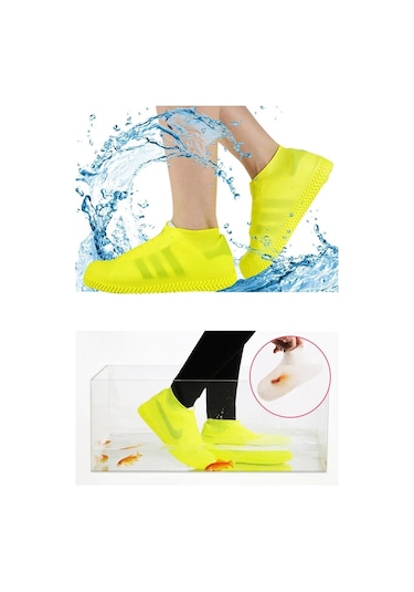 Trendpoint Silikon Yağmur Koruyucu Ayakkabı Kılıfı Kaymaz Su Kir