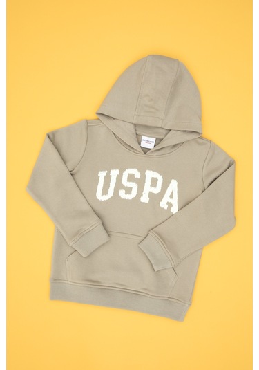 U.s. Polo Assn. Kız Çocuk Açık Haki Sweatshirt 50314312-vr183 Acık Hakı