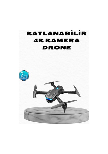 4k Kamera Özellikli Katlanabilir Drone Wi-fi Ve Yükseklik Sabitlemeli