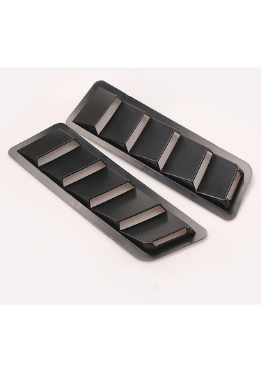 Suntek Araba Kaputu Havalandırma Hava Akışı Emme Panjuru Siyah