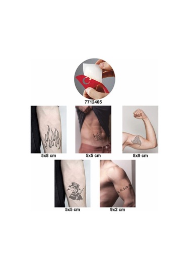 Herşey Konrol Altında 5 Li Set Geçici Dövme Kına Şablonu