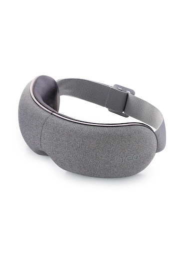 Breo İseem Göz Masaj Aleti - Katlanabilir, Isıtmalı, Hava Basınçl Gri