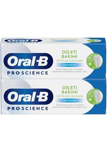2 Adet Oral-b Diş Macunu Diş Eti Bakımı İkili 50 Ml