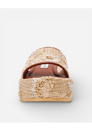 Steve Madden Decor-emb Natural Kadın Bej Sandalet Decor-emb