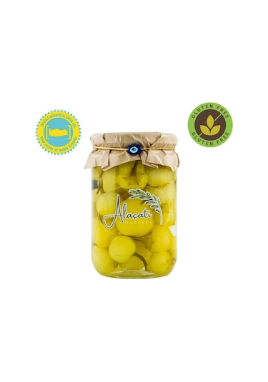 Alaçatı Naturel Doğal Top Biber Turşusu 660cc Süzme 300 G E