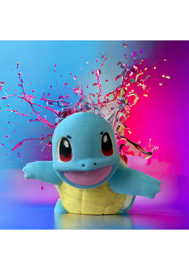 Squirtle Pokemon 3d Figürü