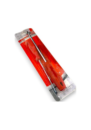 Düz Tornavida Seti 3'lü Düz Uçlu Kırmızı Saplı