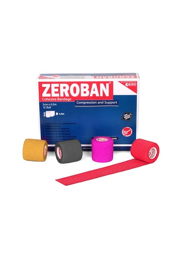 Zeroban Bandaj 5 CM x 4.5 M Kırmızı