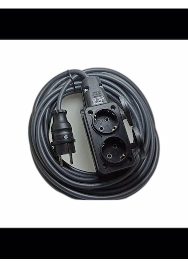 Bemis 2 li Kauçuklu Priz 3x2.5mm Uzatma 15 MT