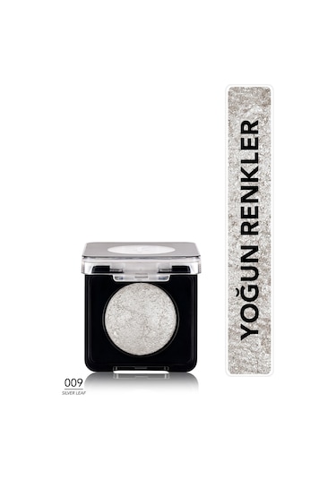 Flormar Yoğun Işıltılı Göz Farı - Baked Eyeshadow -009 Silver Leaf- 8682536052504