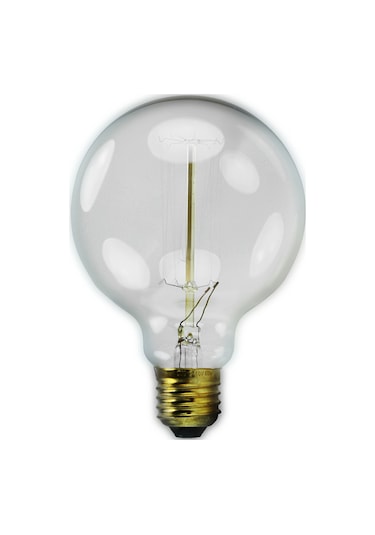 40W 220-240v 2200k E27 G95 Akkor Flamanlı Rustik Ampul
