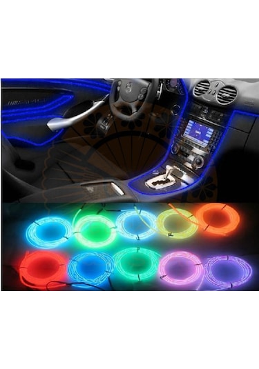 Boost Zone Araç İçi Neon Aydınlatma Fitilli (1 metre) Turuncu