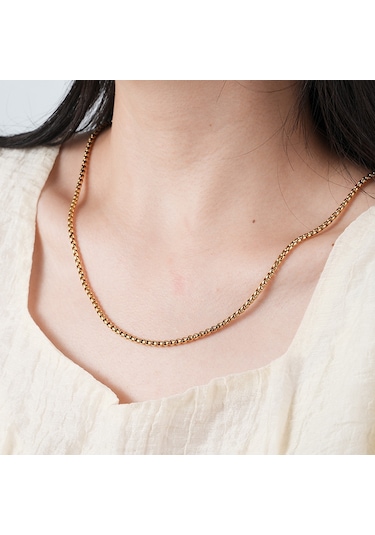 Yystore Çelik Kolye Titanyum Çelik 2.0mmx50cm U Şekil Moda Aksesuarları Jınz-0891