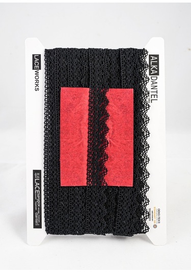Alka Dantel Merserize Kopanaki 10 Metre 8752 Merserize Black