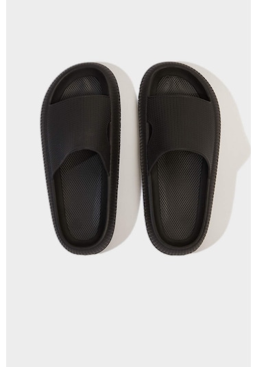 Defacto Erkek Yüksek Taban Tek Bantlı Eva Terlik C3045ax25hsbk26 Siyah