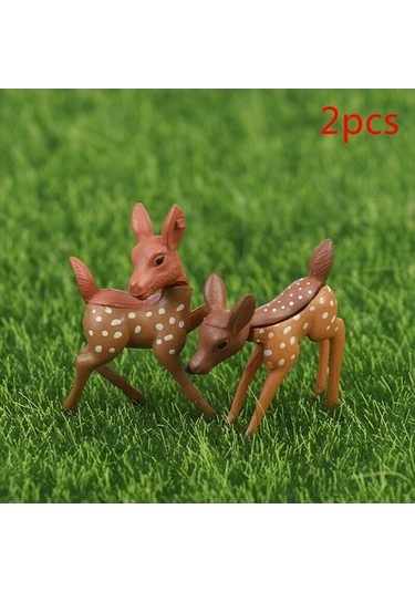 Lijinxu Bahçe Heykel Dekor Yapay Geyik Heykeli Hayvan Reçine El