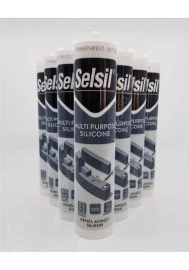 Selsil Genel Amaçlı Silikon Şeffaf 280gr