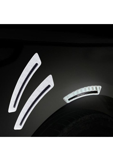 Sarı Pratik Araba Çamurluk Etiketi Çarpışma Önleyici Yüksek Parlaklık Uyarısı