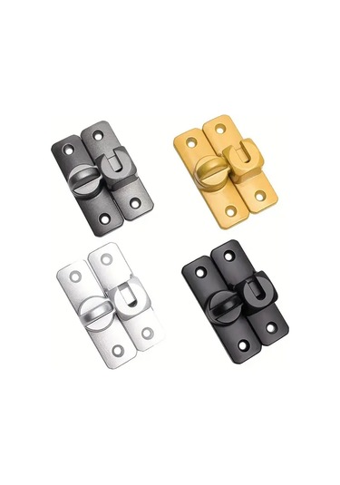 Gateesat Dayanıklı Sürgülü Kapı Kilidi -180 +90 Sıcaklık Direnci Altın Renk Kolay Kurulum