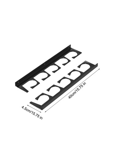 Suntek Duvara Monte 5 Çubuk Takım Vidalı Olta Teşhir Standı