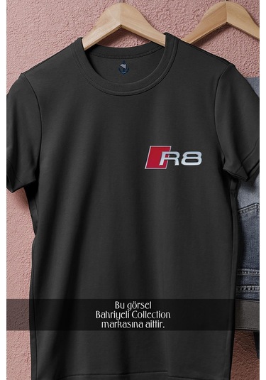 Oversize Audi R8 Logo Cep Tasarımlı Unisex T-shirt Siyah XL Fiyatları ...