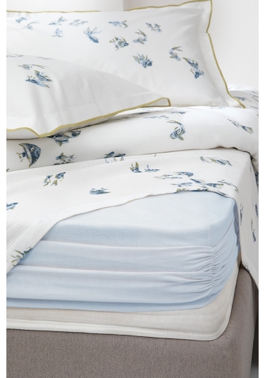 Yataş Bedding Betta Tek Kişilik Pike Takımı - Mavi