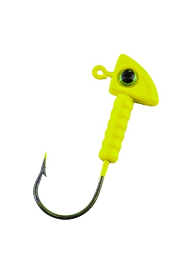Jighead - Zoka - Kurşunlu Olta İğnesi - Xh-a 06 - Açık Yeşil - 7 Gr - 10 Adet