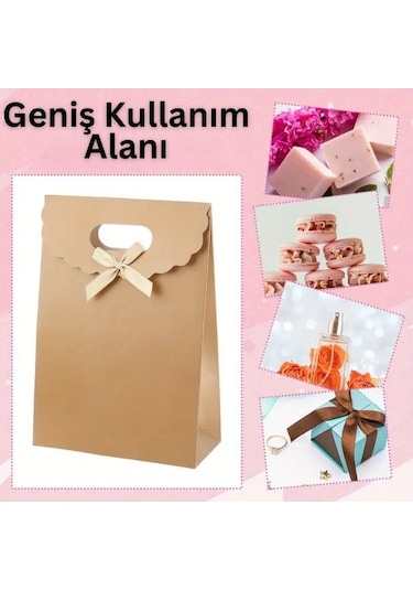 El Geçme Kraft Çanta, Hediye, Alışveriş, Butik, Parti Ve Paketlem