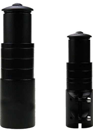 Jeemson Mountain Bike Fork Uzatıcı - Yükseklik Ayarlı, Dayanıklı Malzeme, Kol Yüksekliği Artırıcı Bisiklet Aksesuarı Siyah