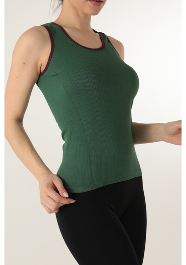 Gigotto Kadın Seamless Fitilli Atlet 001