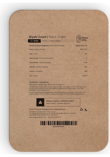 Online Çiftçi Kan Üzümü 2 x 500 G