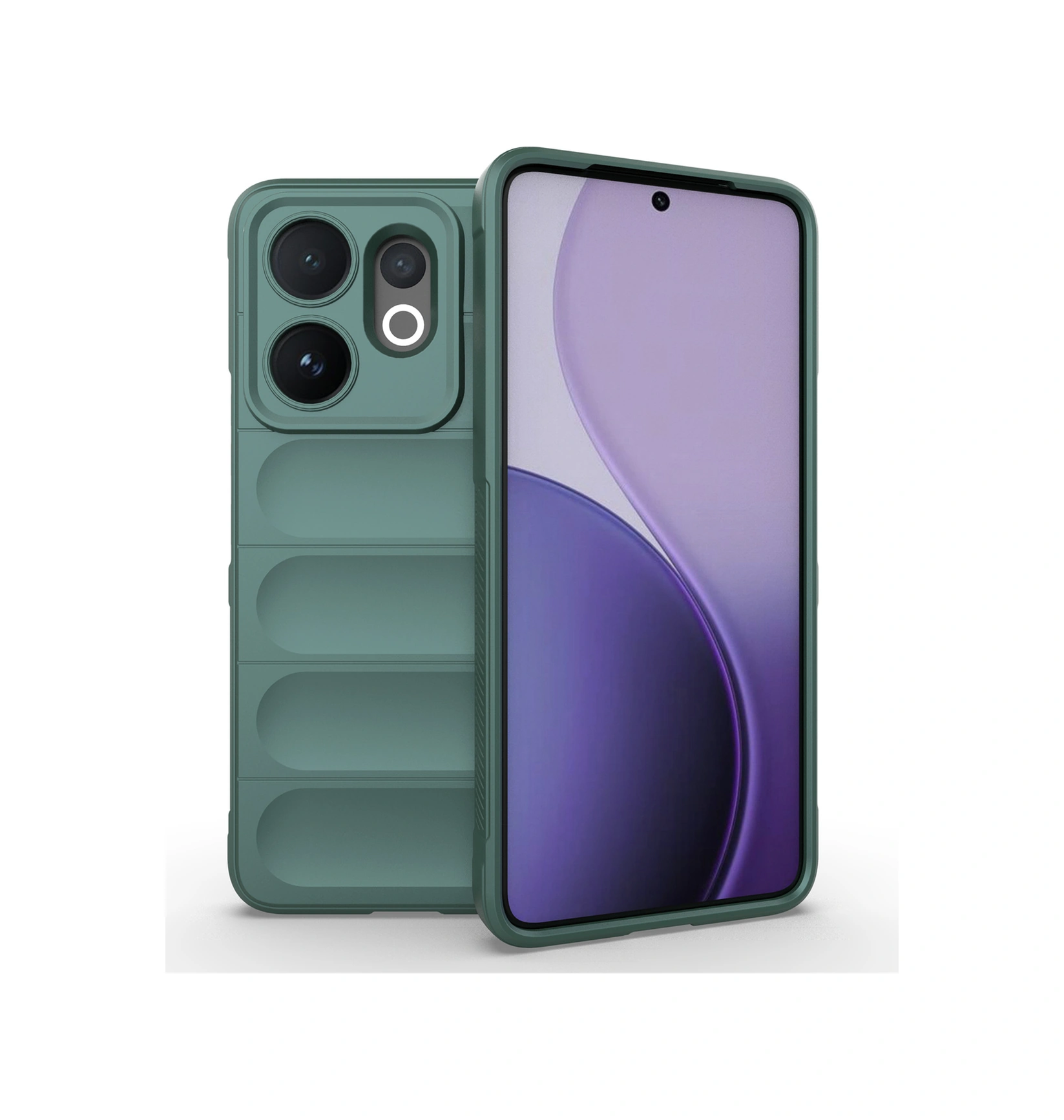 Vivo V60 5g Kılıf Düşmeye Karşı Dayanıklı Yumuşak Tpu Sağlam Telefon Arka Kapağı - Yeşil Yeşil