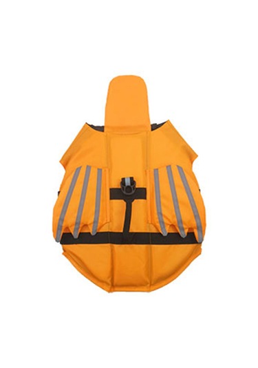 Suntek Saplı Köpek Can Yeleği Plaj Bot Havuzu Için Turuncu-m