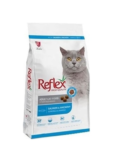 Reflex Somonlu ve Hamsili Yetişkin Kedi Maması 15 KG
