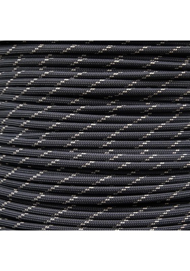 Mg Ropes Paracord İp 4 Mm Lacivert Beyaz Desenli Renk No:80 10 Metre Çok Renkli