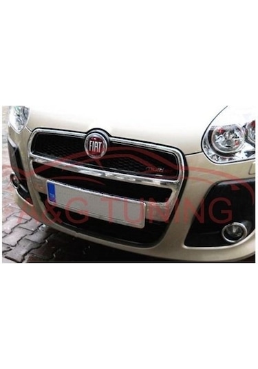 Fiat Doblo Krom Ön Panjur Bütün 2010-2014 Paslanmaz Çelik N11.46
