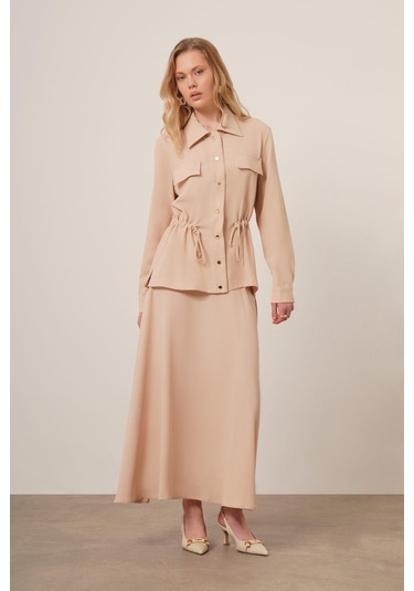 Ftz Women Kadın Melise Crep Takım Beige 31172 Beige