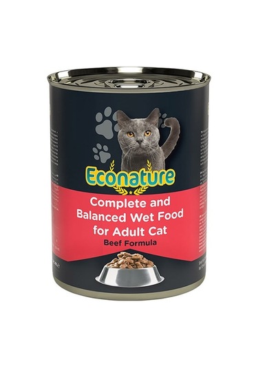 Econature Sığır Etli Yetişkin Kedi Konservesi 400 Gr
