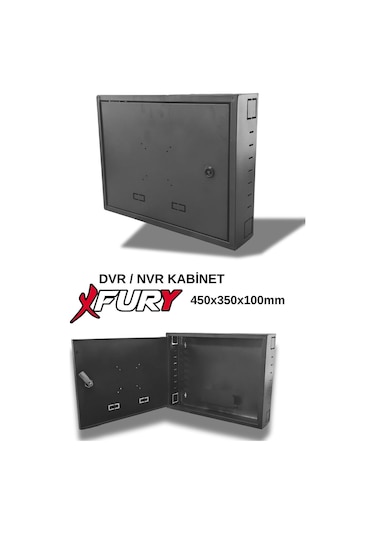 Fury Dvr/nvr Cctv Rack Kabinet 1u 19 '' W 45 H 35 D 10