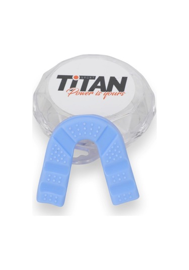 Silikon Dişlik Boks, Kickboks Muay Mavi Dişlik + Saklama Kabı Mavi