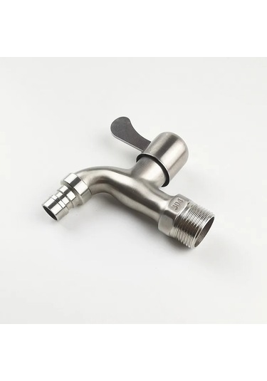 1 Adet Krom Bitmiş Çamaşır Makinesi Açık Bahçe Musluğu Musluk Çok Renkli