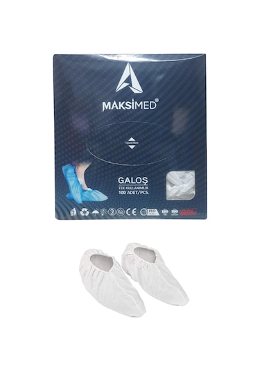 Beyaz Galoş Maksimed 100lü