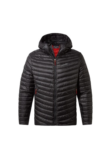 Craghoppers ExpoLite Hood Erkek Kapüşonlu Mont Siyah